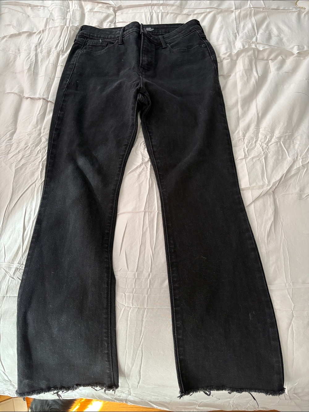 Old Navy black Women's raw hemmed Bootcut Jeans -